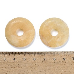 Natürliche gelbe Jade Anhänger&nbsp;G-F831-A06