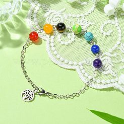 Charm-Armbänder aus Legierung mit Baum des Lebens&nbsp;BJEW-JB09854