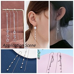 925 in argento sterling orecchino ganci&nbsp;STER-NH0001-39S