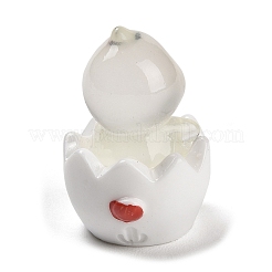Decorazioni per display in resina luminosa con animali con guscio rotto&nbsp;DJEW-M010-02D