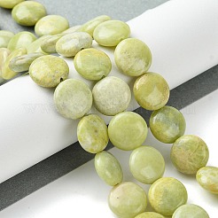 Natürliche Zitronen Jade Perlen Stränge&nbsp;G-K365-A03-01