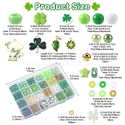 DIY-Sets zur Schmuckherstellung zum St. Patrick's Day&nbsp;DIY-YW0016-14
