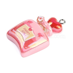 Pendenti in resina opaca placcata uv&nbsp;RESI-R458-04C