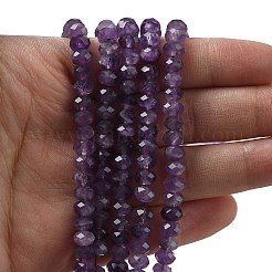 Natürlichen Amethyst Perlenstränge&nbsp;G-D344-A37-01
