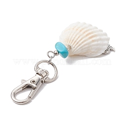 Colgante turquesa sintética decoración&nbsp;HJEW-JM02099-02