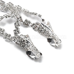 Chaîne de cheveux en alliage de strass&nbsp;OHAR-M044-02B-S