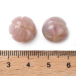 Cuentas talladas de cuarzo rosa natural de Madagascar&nbsp;GG-CBABD99-01B