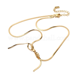 Colliers avec pendentif nœud papillon en acier inoxydable 304 pour femmes&nbsp;NJEW-K255-49G