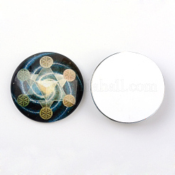 Glas cabochons&nbsp;GGLA-L012-25mm-02