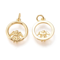 Messing Anhänger & Charms&nbsp;ZIRC-I044-36G