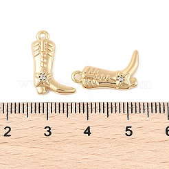 Messing Mikro ebnen Zirkonia Anhänger&nbsp;KK-R219-07G