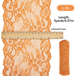Spitzenbesatzband aus Nylon und Elasthan mit Blumenmuster&nbsp;OCOR-WH20005-23B
