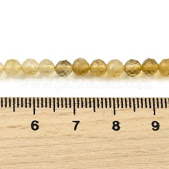 Stränge aus natürlichen Citrinperlen (erhitzt)&nbsp;G-G259-D03-4mm
