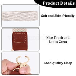 1 porte-clés avec bracelet en nylon extensible&nbsp;KEYC-CL0001-38D