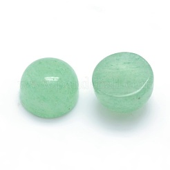 Cabochons d'aventurine vert naturel&nbsp;G-P393-R15-4mm