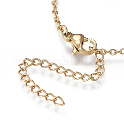 Colliers à pendentif en zircone cubique transparent micro pavé en laiton&nbsp;NJEW-R256-12
