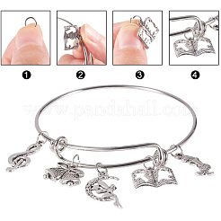 DIY verstellbare erweiterbare Armreife aus Messing herstellen&nbsp;DIY-PH0026-21
