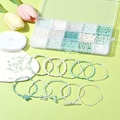 DIY-Set zur Schmuckherstellung von Armbändern aus Saatperlen-Glasperlen&nbsp;DIY-FS0007-64