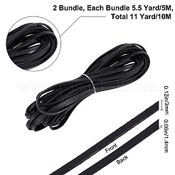 Cordón de joyería de cuero plano&nbsp;WL-GF0001-06D-01