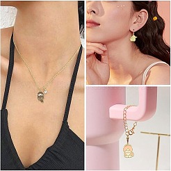 30 pièces 10 styles pendentifs en émail en alliage plaqué or&nbsp;ENAM-FS0004-38