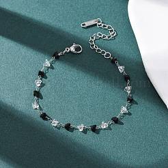 Armbänder aus dreieckigen Glasperlen&nbsp;BJEW-G774-04P