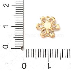 Ciondoli connettori in ottone e strass&nbsp;RB-CBAFDDC-01G