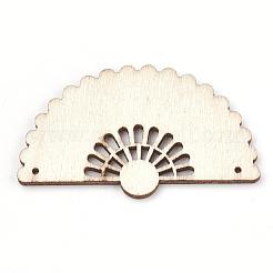Liens de bois undyed&nbsp;WOOD-T008-33