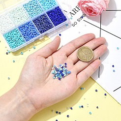 DIY-Sets zum Herstellen von Armbändern aus runden Glasperlen&nbsp;SEED-YW0002-64A