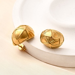 Pendientes de botón de acero inoxidable 304&nbsp;LS-EJEW-F381-01A-G