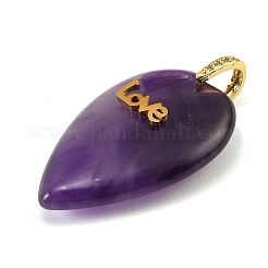 Pendenti d'ametista naturale&nbsp;G-G470-03G-05