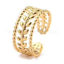 Anillos de dedo de acero inoxidable 304 con revestimiento iónico (IP)&nbsp;X-RJEW-L102-27G