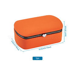 Pu Lederschmuck Aufbewahrungsbox&nbsp;LBOX-TAC0001-01B