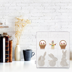2-stöckige Vitrine für Minifiguren aus transparentem Acryl&nbsp;ODIS-WH0034-13