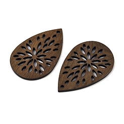 Pendentifs en bois de noyer&nbsp;WOOD-A025-04G