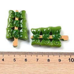 Undurchsichtige Decoden-Cabochons aus Kunstharzimitat für Lebensmittel&nbsp;CRES-O002-02C