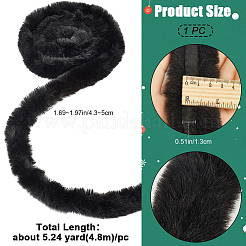 4.8~5 m Chenille-Stick aus imitiertem Rex-Kaninchenfell&nbsp;DIY-GF0009-94C
