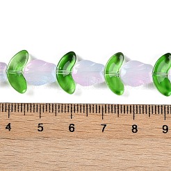 Fili di perline di vetro trasparente&nbsp;GLAA-K070-02E