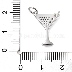 Gestell Messing micro ebnen Zirkonia Anhänger&nbsp;KK-NH0003-02P