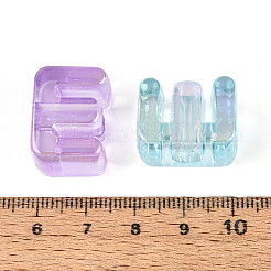 UV-Beschichtung transparente europäische Acrylperlen&nbsp;OACR-M027-02E