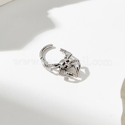 Gothic-Nasenringe aus 316er Chirurgenstahl mit Totenkopf- und Spinnenmotiv für Damen und Herren&nbsp;EC2073