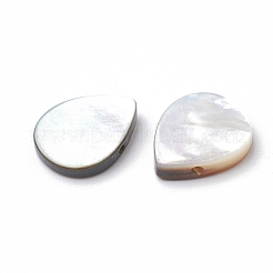 Shell perle naturali labbro nero&nbsp;X-SSHEL-N020-027A