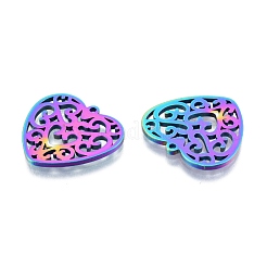 Pendentif en acier inoxydable 201 avec placage ionique (IP)&nbsp;STAS-B027-33MC