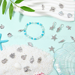 Pendenti con strass di cristallo in lega da 24 pz e 12 stili&nbsp;FIND-BM0001-79B