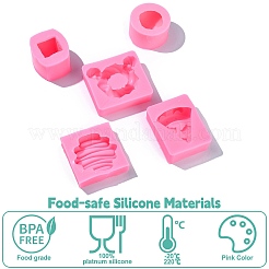 5 Stück 5 Stile DIY Silikonformen&nbsp;DIY-CJ0002-52