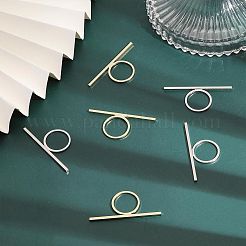 8 Stück 2 Farben Legierung Rechteck Bar Fingerring für Frauen&nbsp;FIND-CA0007-09