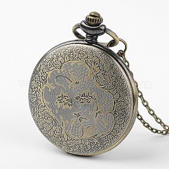 Legierung Kompass Form Taschenuhren&nbsp;WACH-D068-01