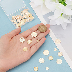 40 Stück 5 Arten Messing-Anhänger&nbsp;KK-FH0007-04-NF