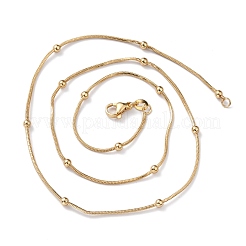 Collane d'ottone della catena del serpente&nbsp;X-NJEW-I247-05G