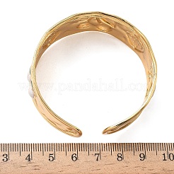304 Edelstahl Emaille Manschette Armreifen für Damen&nbsp;BJEW-B159-02G