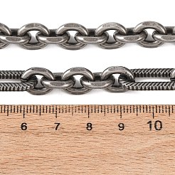 Vintage Figaro-Kabelkette aus Edelstahl 304&nbsp;NJEW-C115-03AS
